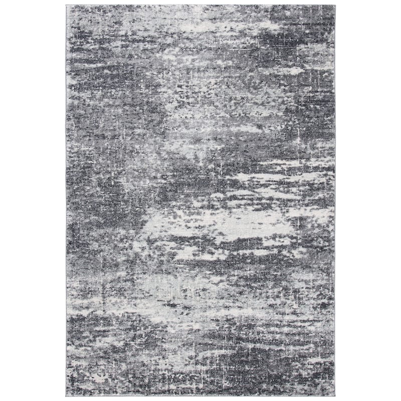 SAFAVIEH, Evoke Yukako Modern Abstract Distressed Rug