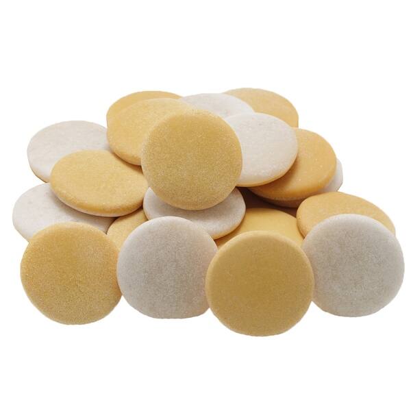 slide 2 of 3, Yellow Door Two-Tone Counting Stones, Set of 20 - Assorted Natural Stone Assorted Natural Stone - Kids