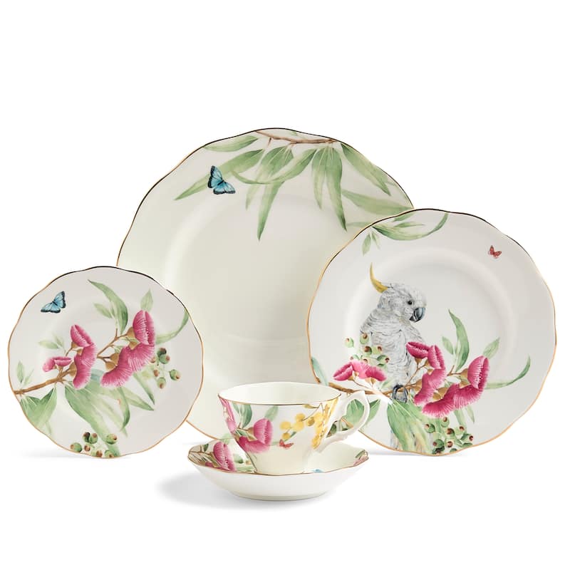 Royal Albert Miranda Kerr Australiana Dinnerware, 5-Piece Placesetting