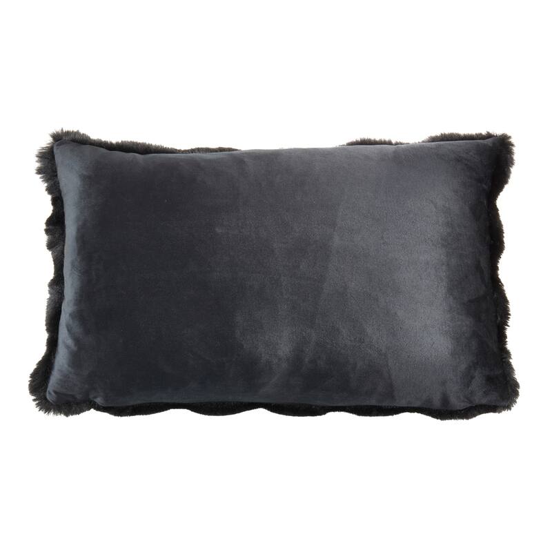 Plush Faux Fur Throw Pillow - Ultra-Soft Textured Accent for Sofa, Bed & Cozy Layered Styling
