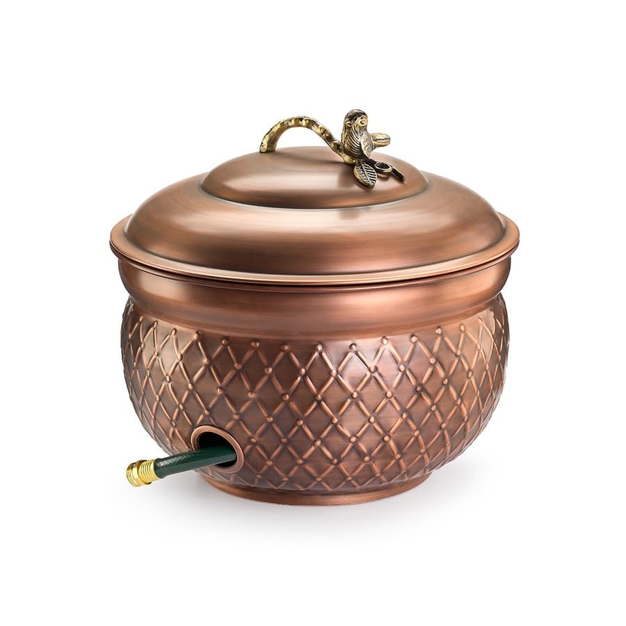 Coronado Hose Pot with Lid - Copper Finish by Good Directions