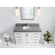 preview thumbnail 157 of 161, Willow Collection 48 in W x 22 in D x 36 in H Boston Single Bowl Sink Bathroom Vanity with Countertop
