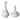 Uttermost Potter Fluted Striped Vases (Set of 2)