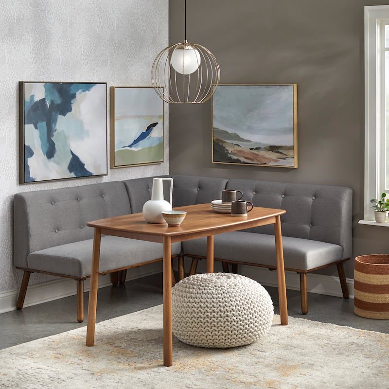 Simple Living Wood Fabric Playmate Corner Chair