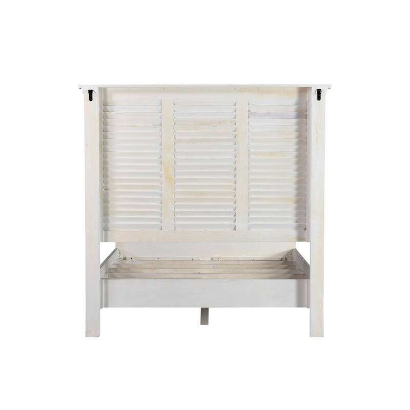 Lexington King Bed, Vintage White
