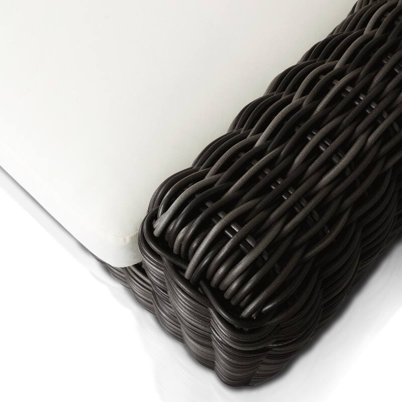 Lessik Outdoor Sofa-106"-Natural Teak-FSC - 106.0W x 41.5 x 34.5H