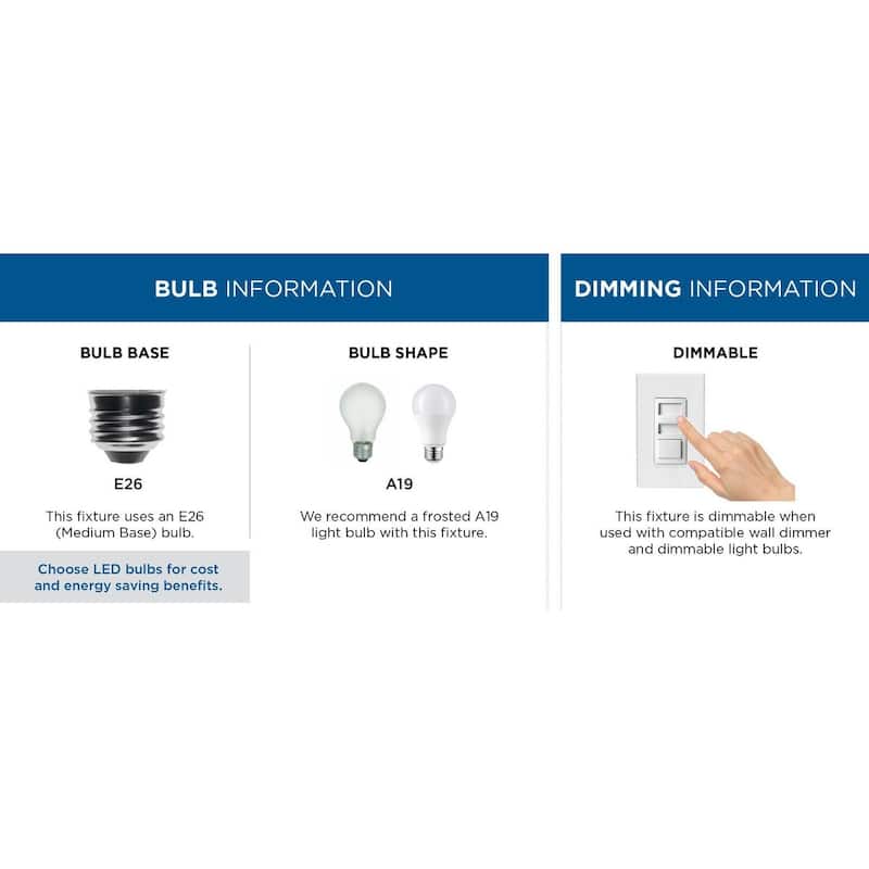 Inspire Collection 13" Two-Light Flush Mount - 13 in x 13 in x 5.5 in