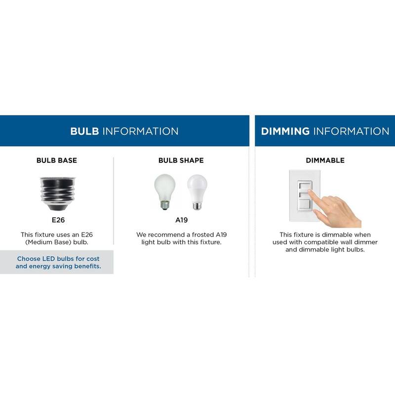 Porch & Den Nicki 2-light Semi-flush Mount
