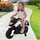 preview thumbnail 9 of 17, Lil' Rider Kids Electric Motorcycle with Training Wheels - Age 3-6 - N/A White