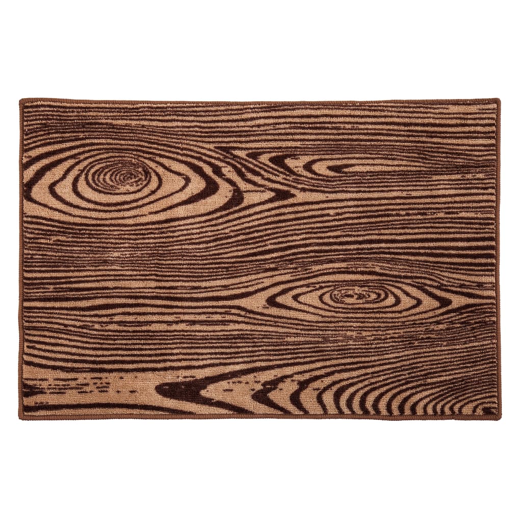 HiEnd Accents Woodgrain Rug, 24x36