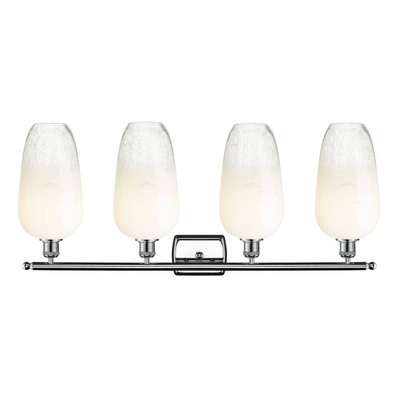 Innovations Lighting Endless Possibilities Ballston - Brookhaven Flute - 4 Light 37" Bath Vanity Light