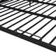 preview thumbnail 11 of 20, Contemporary & Simple Full XL over Queen Metal Bunk Bed with Full-length Guardrails, Save Space or Split Into 2 Beds, Black