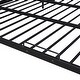 preview thumbnail 11 of 20, Full XL Over Queen Metal Bunk Bed,Stylish Metal Frame Bed,Black