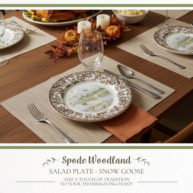 Spode Woodland Salad Plate Assorted Animals