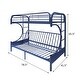 preview thumbnail 17 of 18, Lunar Twin/Full Bunk Bed with 2 Side Ladders