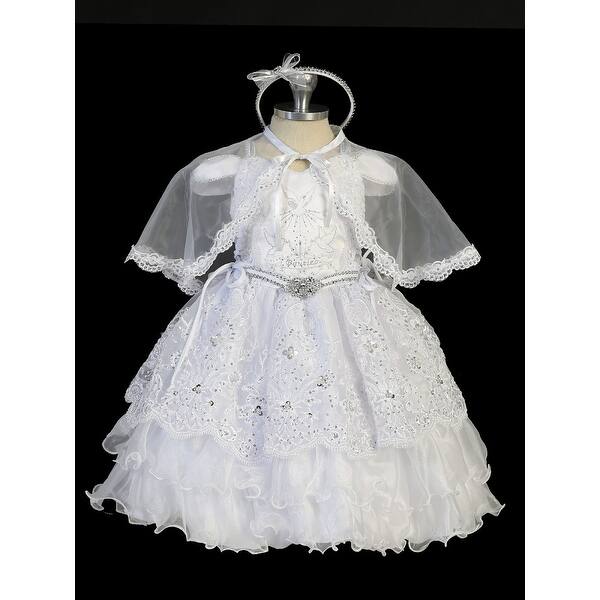 Shop Tip Top Kids Baby Girls White Doves Boutizo Cape Headband