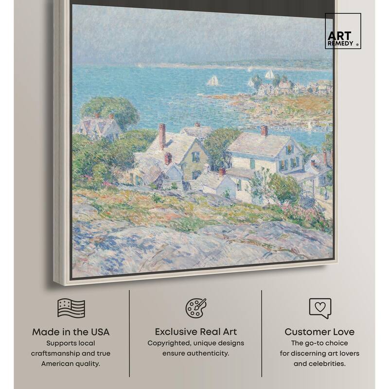 Hassam New England Headlands Canvas by Art Remedy