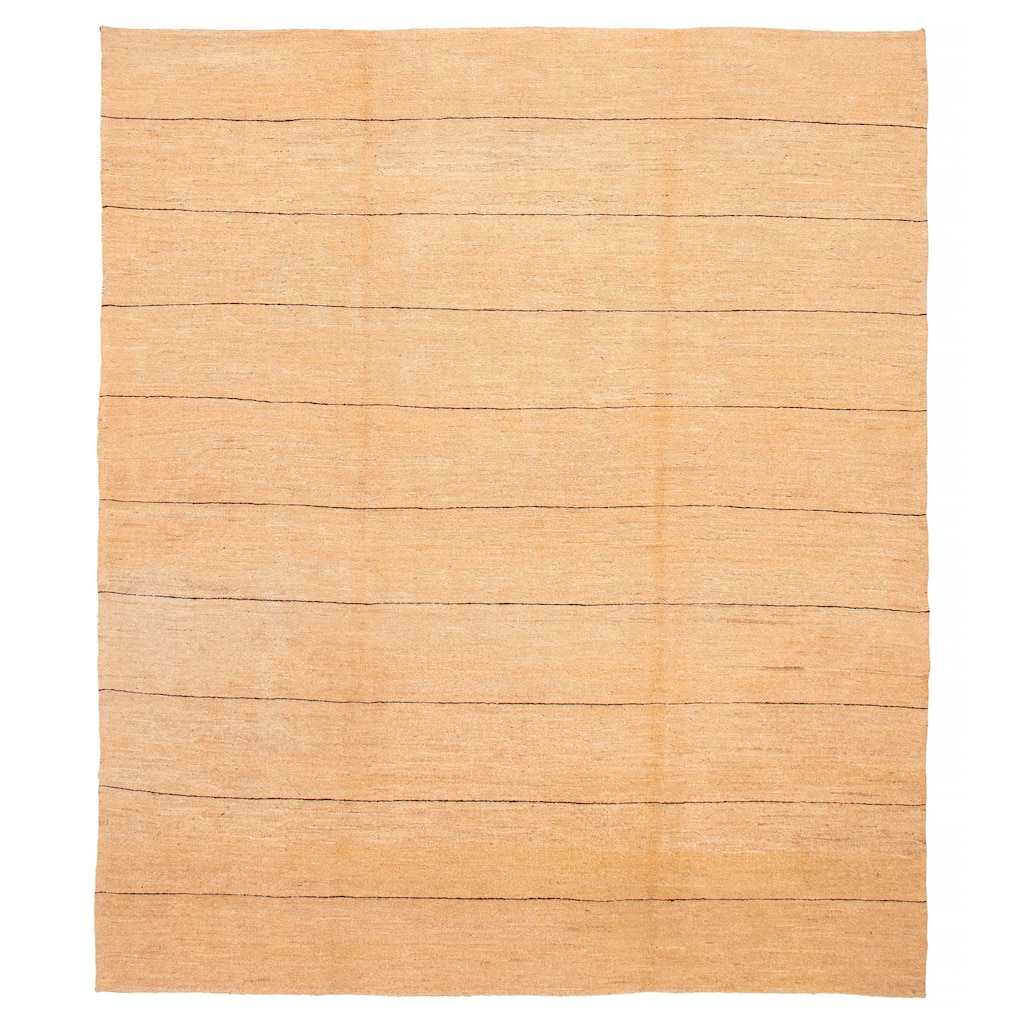 ECARPETGALLERY Flat-Weave Natural Beige Wool Tapestry Kilim - 8'3 x 9'7