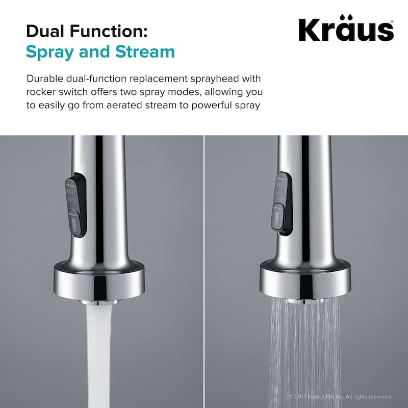 Kraus 1.8 GPM Dual Function Replacement Kitchen Faucet Sprayer