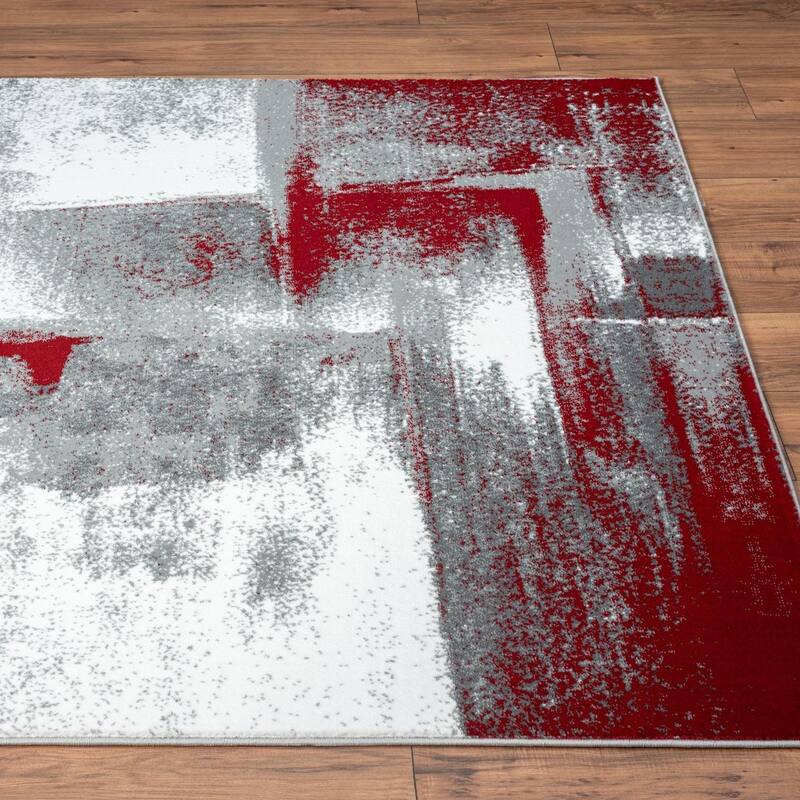 Luxe Weavers Modern Abstract Stain Resistant Area Rug