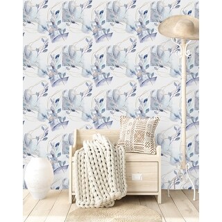 Leaves Wallpaper Peel and Stick and Prepasted - Bed Bath & Beyond ...