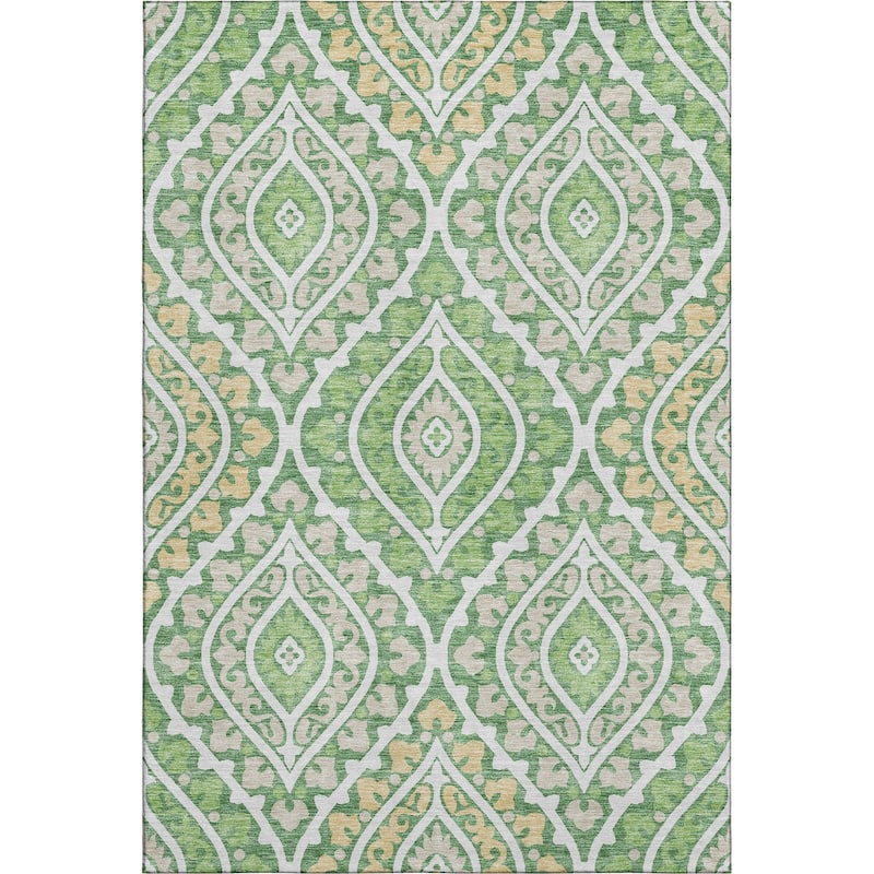 Premium Washable Super Soft Diamond Medallions Mayfield Rug
