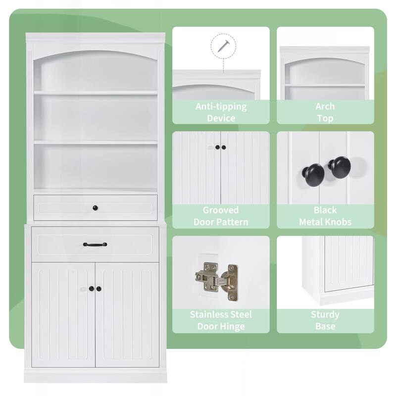 Versatile Bathroom Cabinet with Multiple Storage Options and Durable Construction