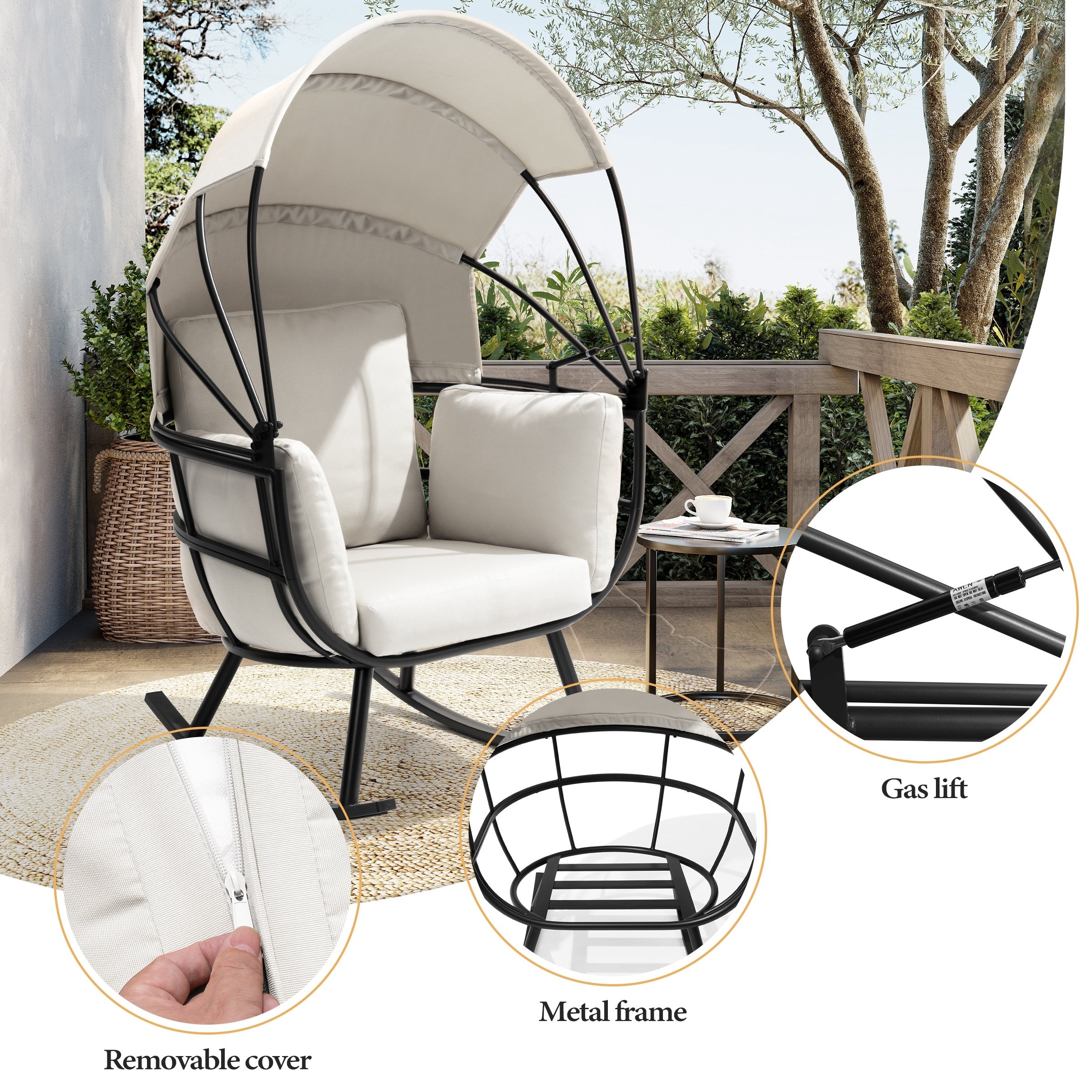 Rattan dome chair sale