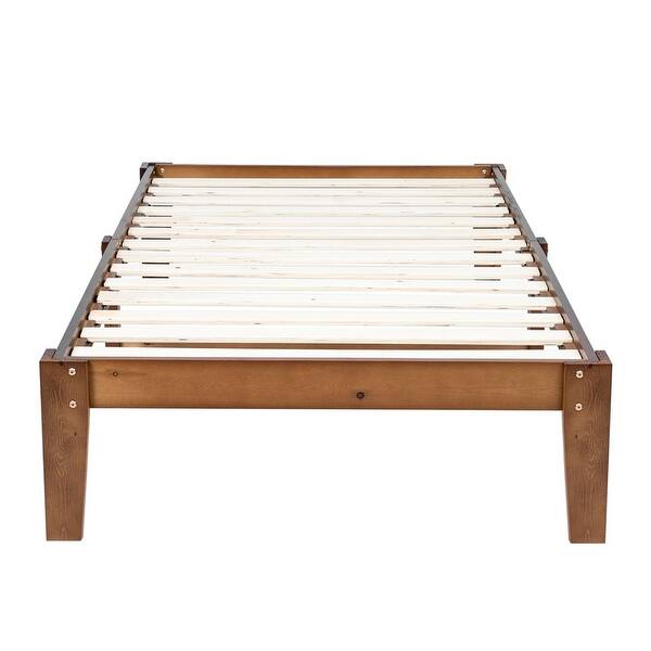 Single Layer Basic Model Twin Wooden Bed Without Headboard Overstock 33424423