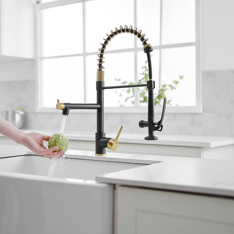 Pull Down Single Handle Kitchen Sink Faucet