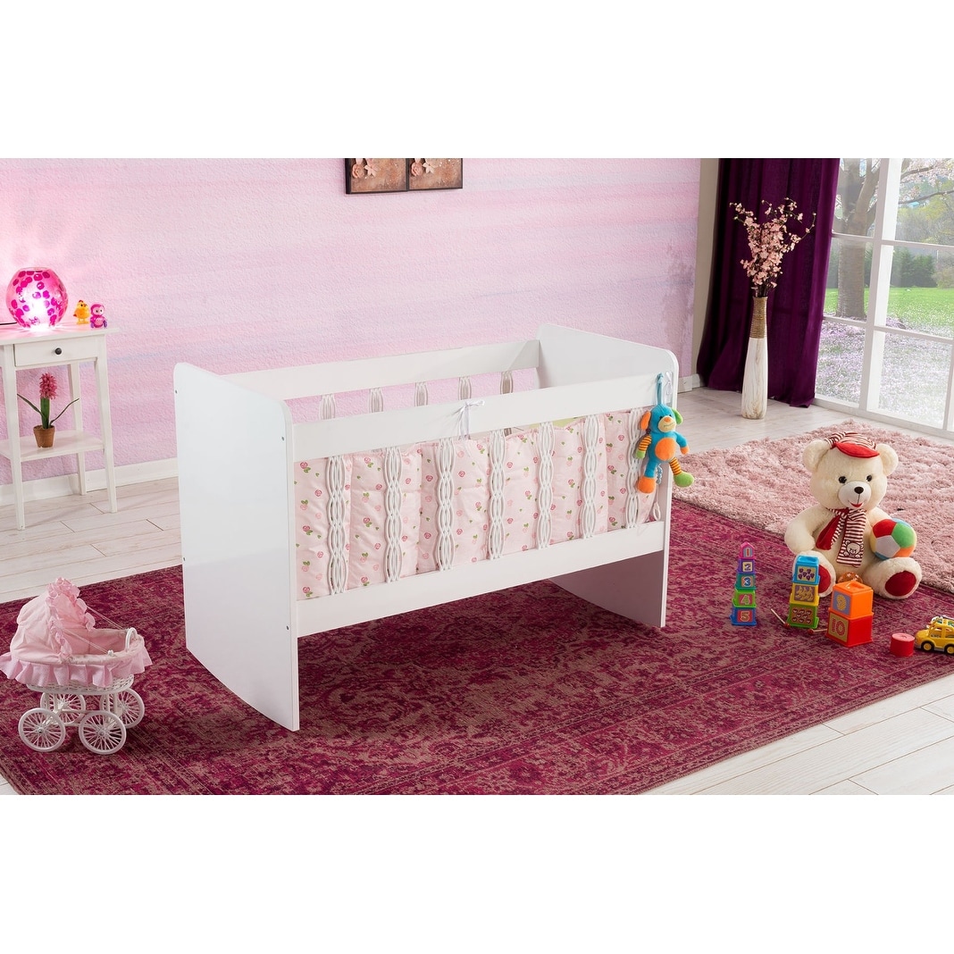 modern wood crib
