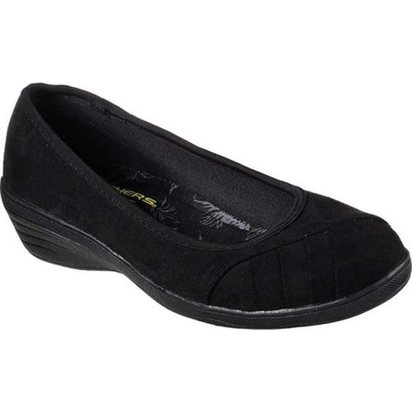 Shop Skechers Womens Kiss Smooch Skimmer Black On Sale