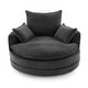 preview thumbnail 19 of 34, 360° Swivel Accent Barrel Chair with Dual-Layer Cushions by Harper&Bright Designs