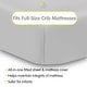 preview thumbnail 18 of 41, BreathableBaby All-in-One Fitted Sheet & Waterproof Cover for 52" x 28" Crib Mattress (2-Pack)