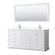 Option White, Chrome Trim, Giotto Quartz Top