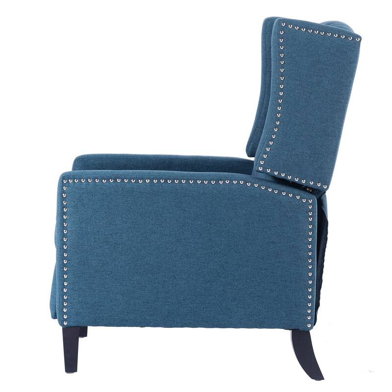 Polyester/Fabric Manual Wing Chair Recliner