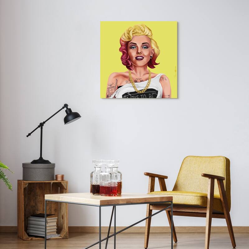 Empire Art Direct Hip Marilyn Monroe Printed Tempered Glass Wall Art - Multi-Color
