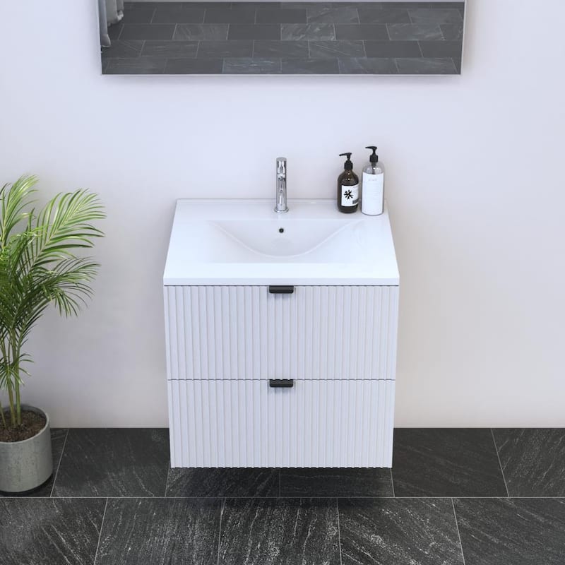 Nicole 2S 60 Floating Bathroom Vanity (24" Width)