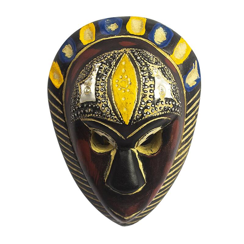 Novica Handmade Hausa Love African Wood Mask
