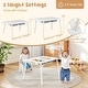 preview thumbnail 16 of 19, Costway Sensory Table & Chair Set for Kids 2-8 with Foldable Bins for - See Details