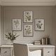 preview thumbnail 5 of 16, Madison Park Herbal Botany 4-piece Botanical Illustration Framed Canvas Wall Art Set