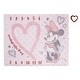 preview thumbnail 1 of 2, Disney Minnie Mouse Pink, Rose, Black and White Super Soft Milestone Baby Blanket