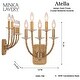 preview thumbnail 6 of 8, Minka Lavery 5285 Atella 5 Light 14" Tall Wall Sconce