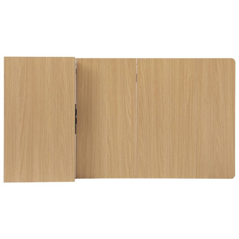 Kitchen Island with Dining Table for Extends to 41.8", Rolling Kitchen Island with 2 Drawers, Power Outlet & Side Open Shelves