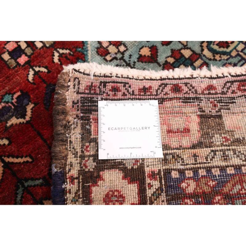 ECARPETGALLERY Hand-knotted Anatolian Vintage Dark Red Wool Rug - 4'1 x 6'4