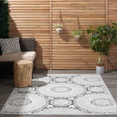 Nourison Calobra Boho Medallion Indoor Outdoor Area Rug