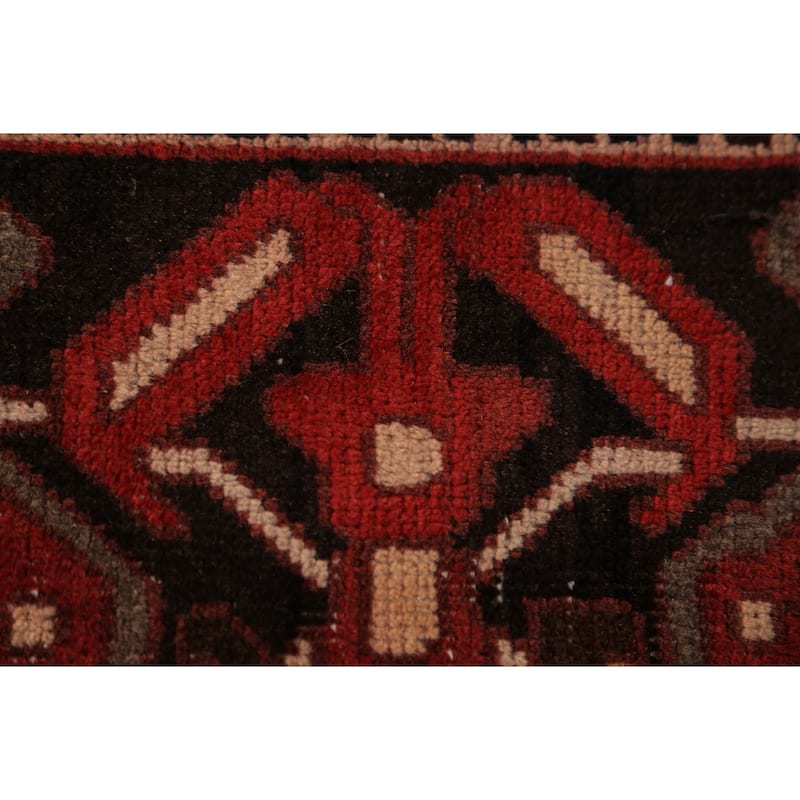 Medallion Bakhtiari Persian Vintage Area Rug Handmade Wool Carpet - 6'4" x 9'5"