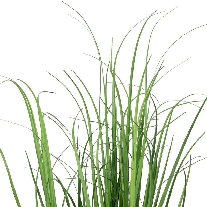 28" Artificial Onion Grass Plant in Basket