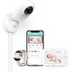preview thumbnail 1 of 3, Simyke Smart Baby Monitor - 1080P HD Camera, Smartwatch Connectivity - White White
