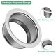 preview thumbnail 2 of 6, Garbage Disposal Sink Flange for Garbage Disposal - 3.5inch Silver